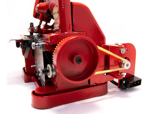 Maquina Costura Overlock Semi Industrial Chinesinha Gn1-core Cor Vermelho 110v