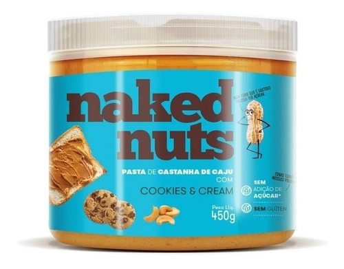 Pasta De Castanha De Caju - Naked Nuts 450g | Todos Sabores!