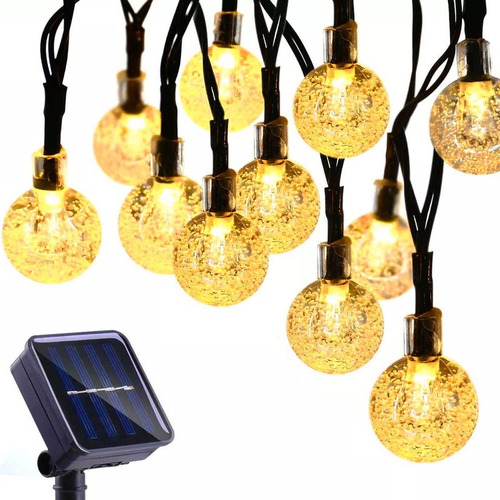 Decoraciones Navideñas 100 Luces De Guirnalda Led Solares