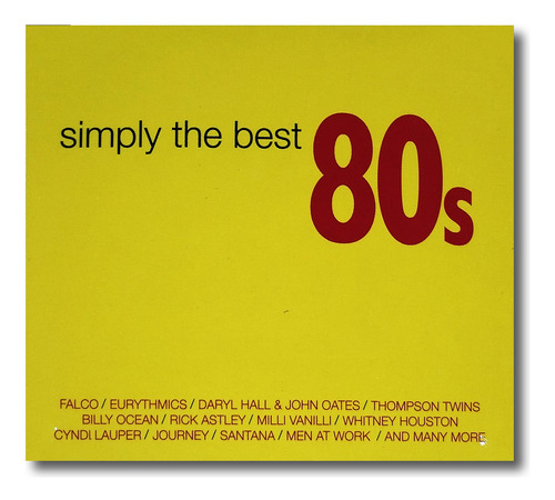 Simply The Best 80's - 2 Cd + Dvd
