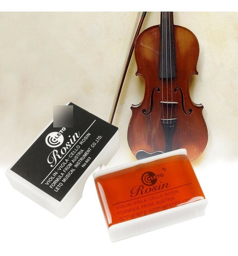 Imagen 4 de 7 de Set De 3 Perrubia Rosin Violin Viola Y Cello Marca Leto 603