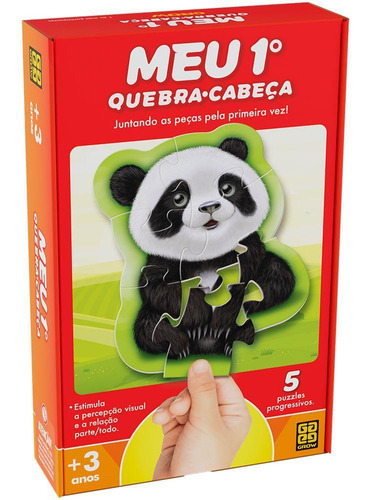 Quebra-cabeças Grow Brincando & Aprendendo - 4 Progressivos