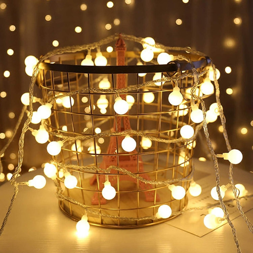 Serie Led Luces Globo 7.5m 50led Usb Navidad Decorativas Luz