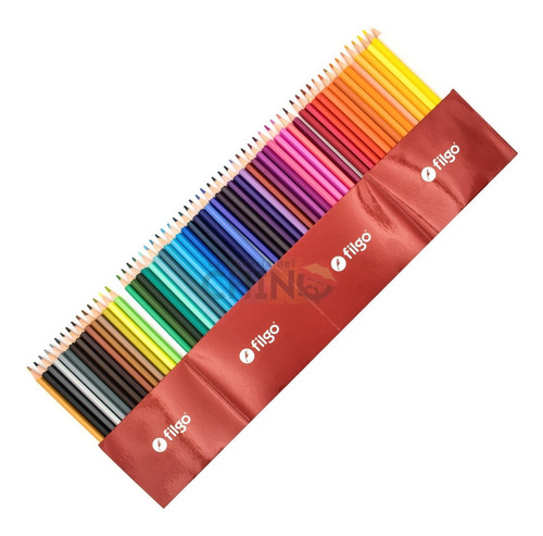 Lápíces De Colores Filgo X60 Ecologicos Con caja Portalapices