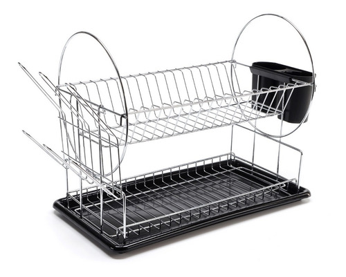 Imagen 7 de 10 de Escurridor De Platos Seca Platos Inoxidable Secador Bandeja