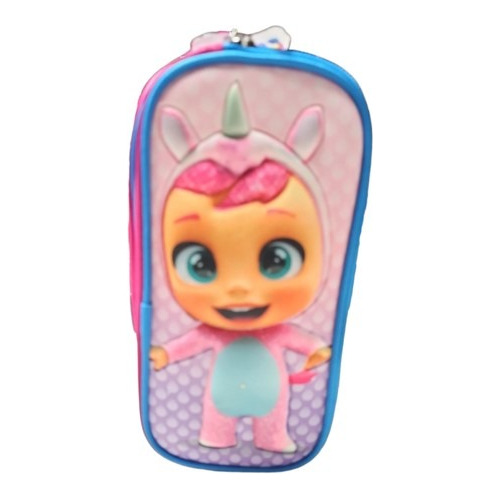Kit Mochila Lonchera Y Lapicera Bebes Llorones Kinder Vs2817 Color Rosa