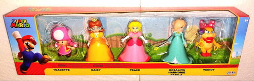 Super Mario Set Princesas Figuras Jakks Pacifics Peach Daisy