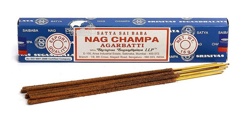 Sahumerios Nag Champa Satya Sai Baba Agarbatties Original