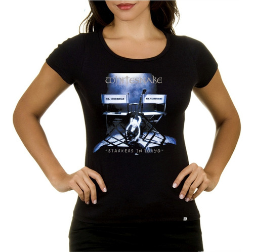 Remeras Mujer Whitesnake  Metal 1 Digital Stamp Dtg Premium