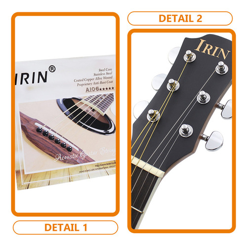 Suministro De 6 Cuerdas De Guitarra Acústica Para Guitarra F