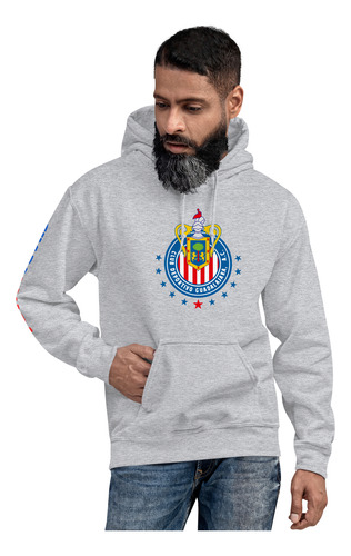 Sudadera Liga Mexicana Capucha Chivas Guadalajara Unisex