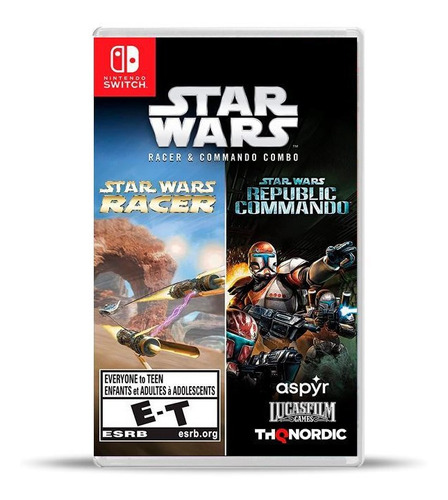 Star Wars Racer And Commando Combo Switch Físico, Macrotec