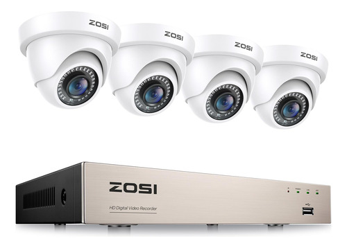 Zosi 3k Lite 8ch H.265+ Sistema De Cámara De Seguridad Para