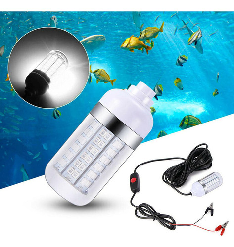 2x La Luz De Pesca Subacuática Llevada 12v Impermeable Ip68