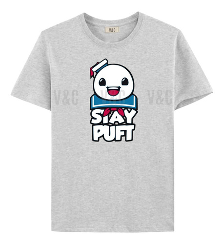 Remera Ghostbusters Stay Puft Nene Nena Infantil Algodón