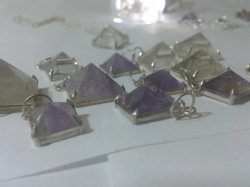 Imagen 9 de 10 de 276 Se Vende Piramides En Dije Montadas En Plata Ley 925 Gar