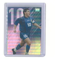 Comprar Diego Maradona Carta Futera Unique Refracción De Plata Diego Maradona Futera Unique 2018