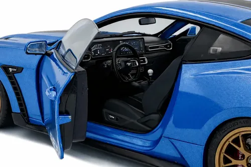 Miniatura Ford Mustang Shelby Super Snake Azul 1:18 Solido