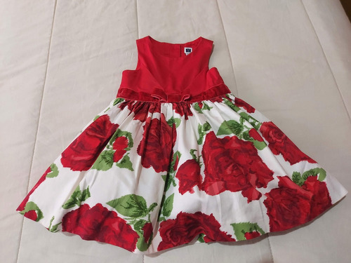 *janie & Jack * Hermoso Vestido Para Celebrar Navidad 24 M