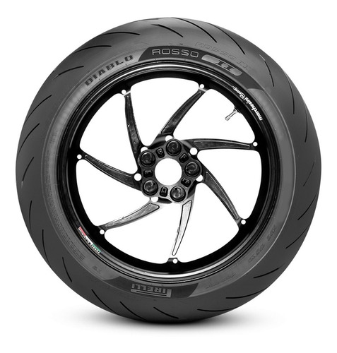 Cubierta delantero para moto Pirelli Supersport Diablo Rosso II sin cámara de 120/70 ZR17 W 58 x 1 unidad