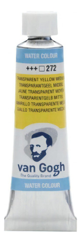 Tinta Aquarela 10ml Talens Van Gogh S1 Trans. Yellow Medium Cor Transparent Yellow Medium 272