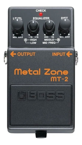 Pedal de efecto Boss Metal Zone MT-2  negro