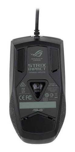 Imagem 4 de 4 de Mouse Gamer Asus Rog Strix Impact Aura 4 Botões 5000dpi Usb