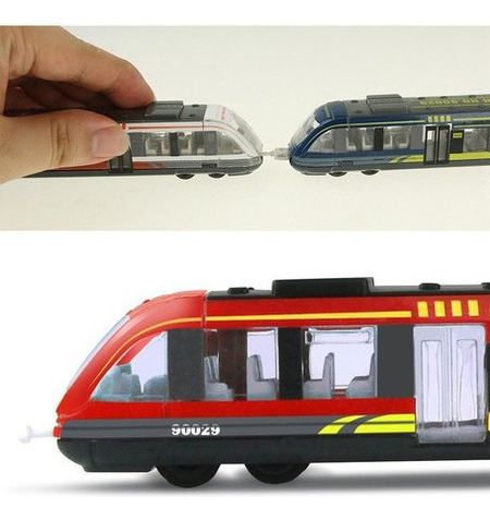 W Juego De Juguetes De Tren Fundido A Presión Tren Bala De