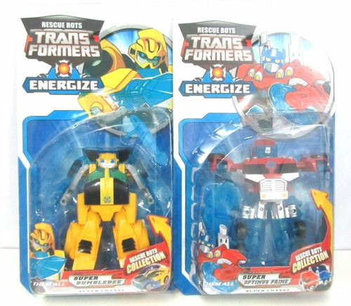 Transformers Rescue Bots Energize Optimus Prime O Bumblebee