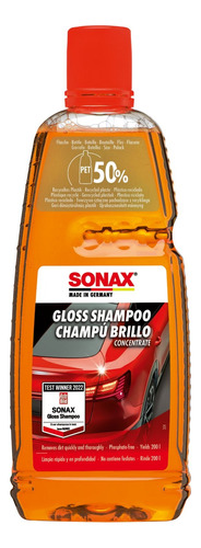 Sonax Car Wash Gloss Shampoo Con Brillo Concentrado 1 L Gral