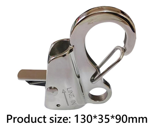 Gancho De Anclaje De Acero Inoxidable, Resistente, Plata