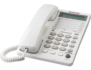 Teléfonos Alámbrico Panasonic Kx-ts108mew Pantalla Y Altavoz