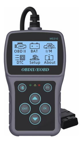 Escáner De Fallas Obd2 Multifuncional Automotriz Multilingüe