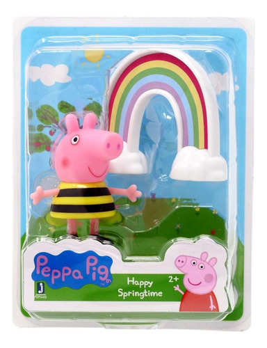 Figura Peppa Pig Happy Spring Time Original Licencia Oficial