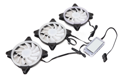 Ventilador De Cpu 11 Aspas Rgb Colorido Diseño De Marco
