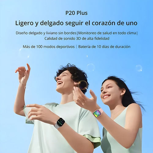 Smartwatch Colmi P20 Plus Deportivo Juegos Notificaciones