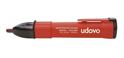 Imagen 2 de 6 de Detector De Voltaje Digital 100-240vac Udovo Dvol89u Luz Led