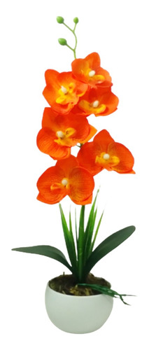 Arranjo Orquídea Artificial Flores Artificiais 