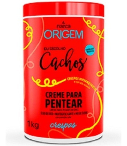 Creme P/ Pentear Crespos - Eu Escolho Cachos - Origem - 1kg