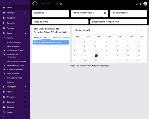 Sistema De Gestão Escolar Com Erp
