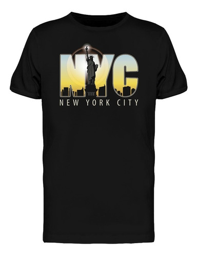 Playera Nyc Paisaje Y Estatua De La Libertad