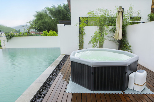 Imagen 7 de 7 de Hot Tub Armable / Tuscany 6 Frame Wifi 6 Personas