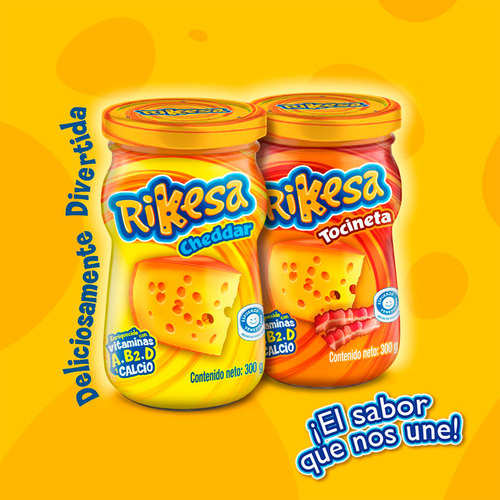 Rikesa Queso Para Untar Original 300g