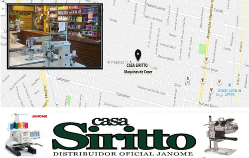 Imagen 2 de 2 de Janome Alta Gama 1030mx Distrib Oficial - Casa Siritto