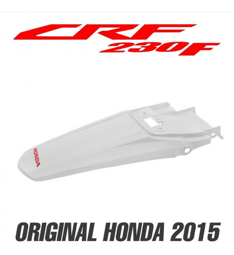 Paralama Traseiro Crf 230 2015 Original Honda Promoção