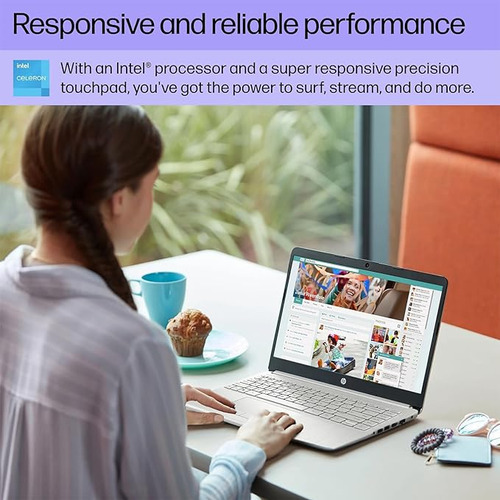 Laptop Hp Portable Intel Celeron N4120 4gb Ram 64gb Emmc