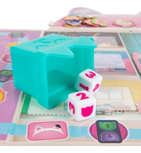 Juego De Mesa Meow-mazing Gabby's Dollhouse 2 - 4 Jugadores