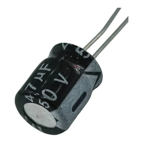 Capacitor 47uf 50v Condensador  105°c (pack 5 Unidades)