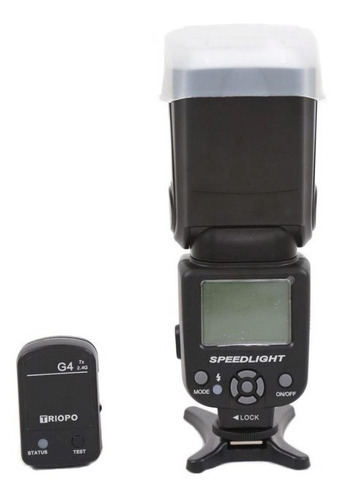Imagen 7 de 10 de Flash Triopo Tr950ii P/ Canon Nikon Fuji + Emisor G4 Triopo