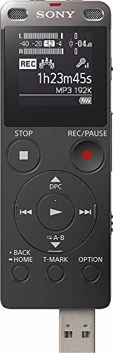 Digital Voice Recorder Ux Serie 4 Gb Almacenamiento Sd